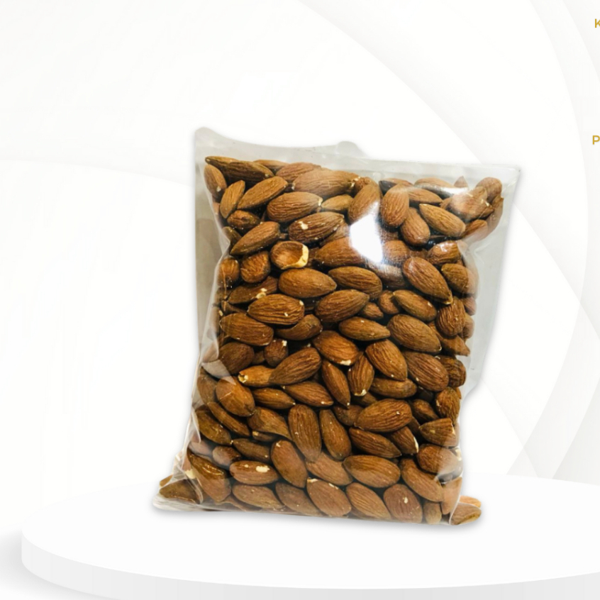KACANG ALMOND MENTAH KUPAS PREMIUM 1KG - OLEH - OLEH HAJI DAN UMROH Shabani kurma