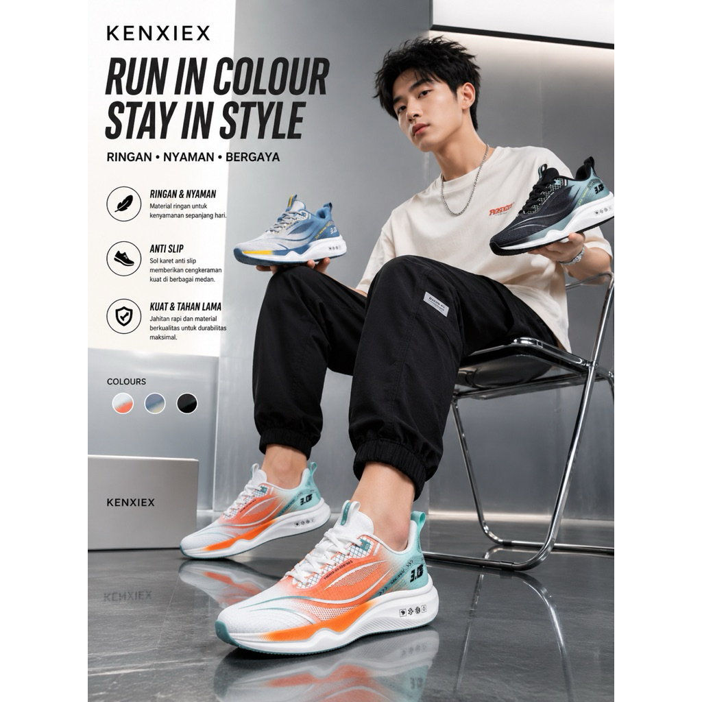 Sepatu Pria Import casual korean style antislip 122888