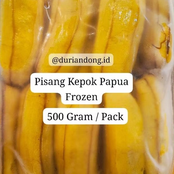 Pisang Kepok Papua Frozen