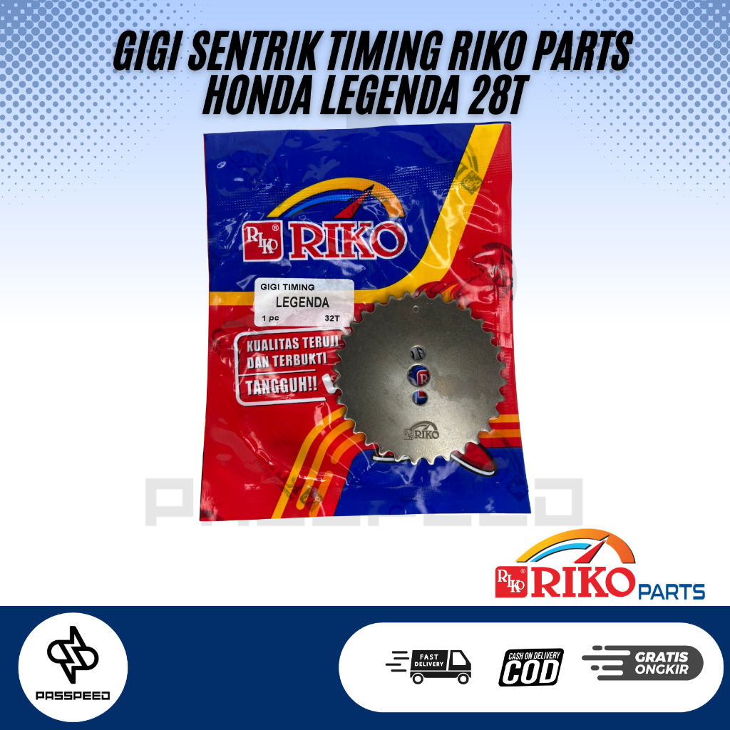 GIGI SENTRIK TIMING KAMPRAT GEAR SINTRIK HND LEGENDA SUPRA 28T RIKO PARTS