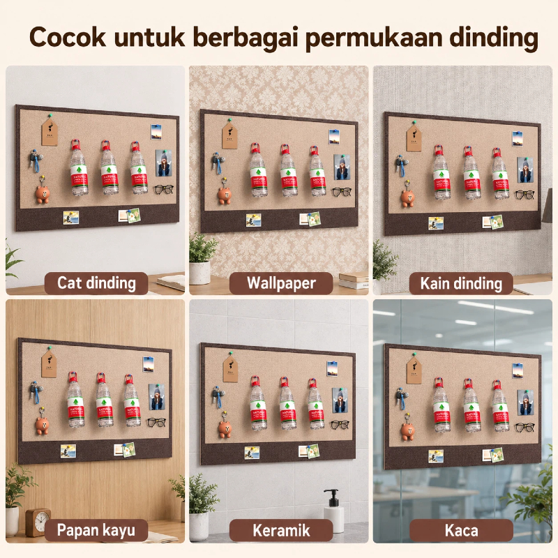 BIGSALE JUKTA [COD] PAPAN FELT DINDING / PAPAN MADING / BOARD MEMO CATATAN FOTO / DEKORASI DINDING