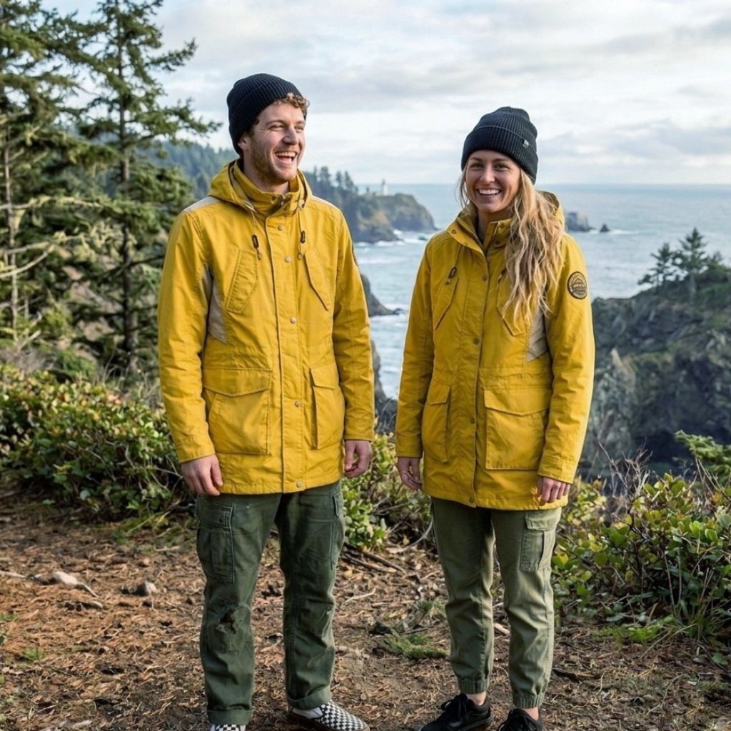 outdoor Parka jacket CENTER POLE