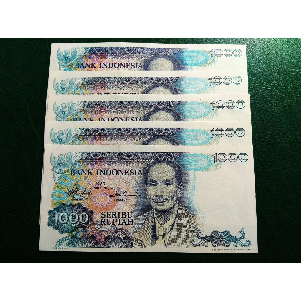 1000 Rupiah Dr. Soetomo Th.1980 AU