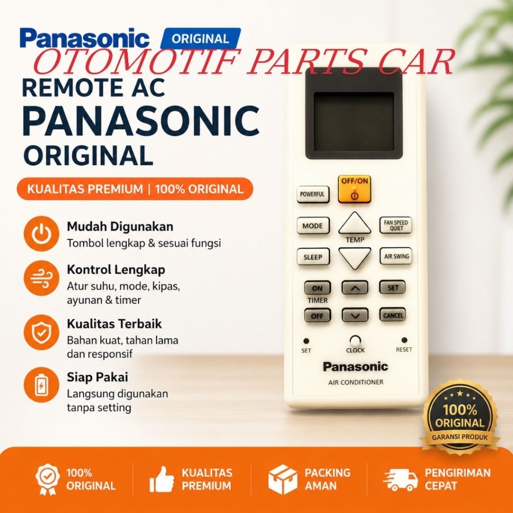 REMOT AC PANASONIC ORIGINAL SEMUA TIPE YN SERIES CS-YN5WKJ CS-YN7WKJ
