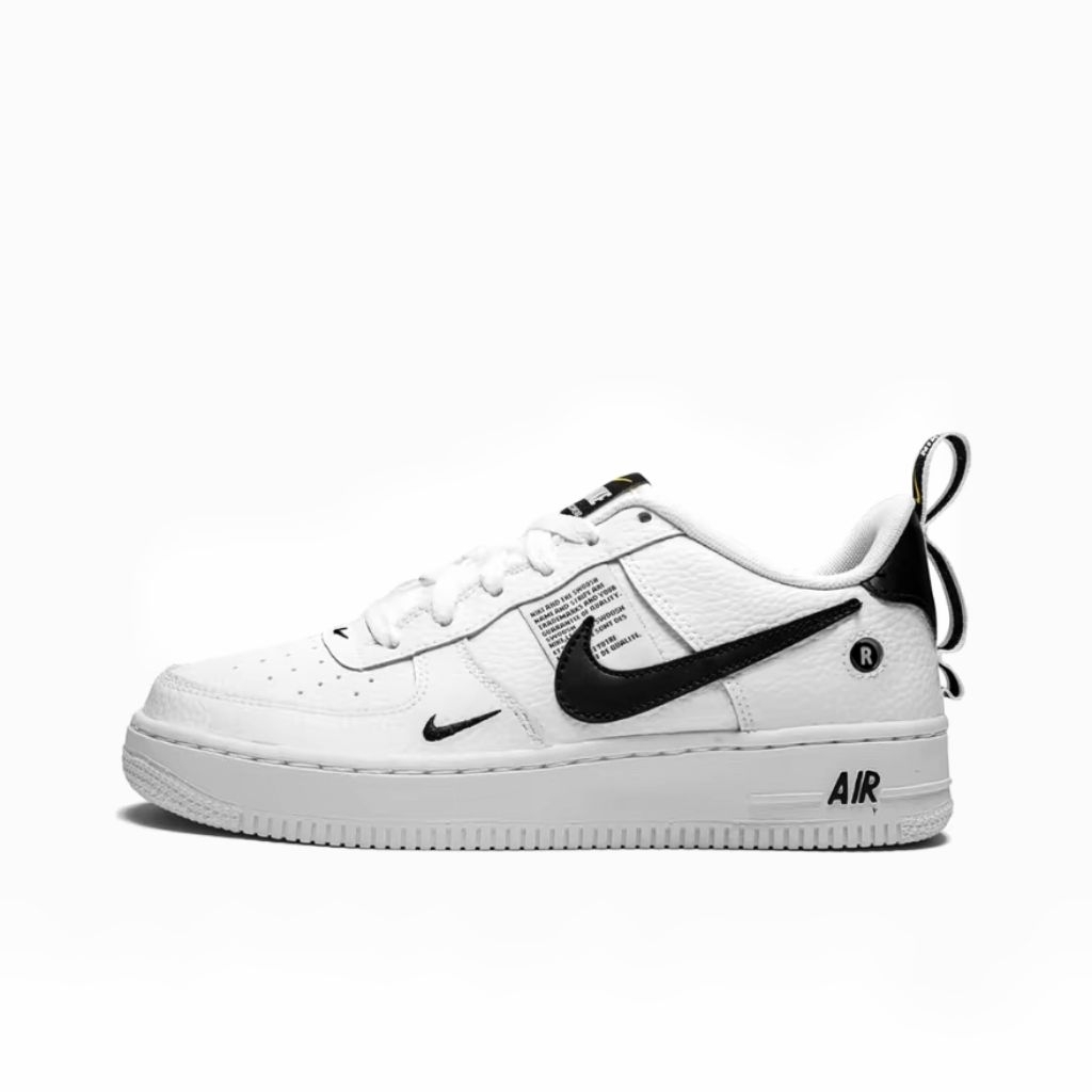 Sneakersforyou - Sepatu Sneakers Unisex AF1 Low Utility White Black AR1708-100