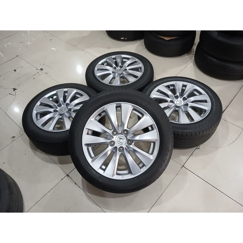Velg Bekas Honda Accord Ring 17 + Ban 215 55 17 Dunlop