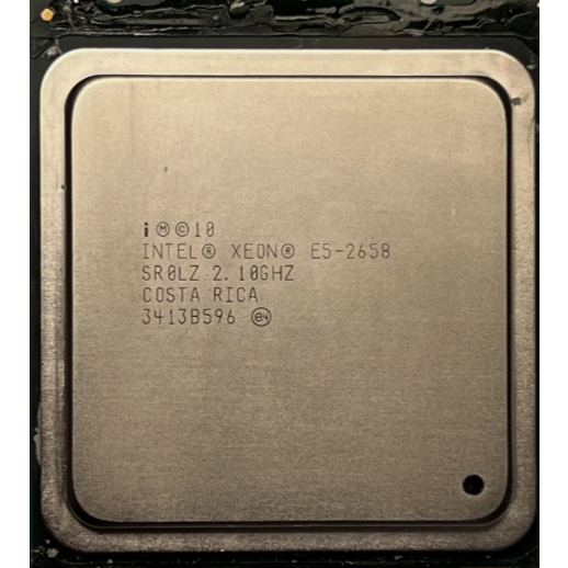INTEL XEON CPU E5-2658 SR0LZ 2.10GHZ COSTA RICA SEKEN NORMAL TESTED