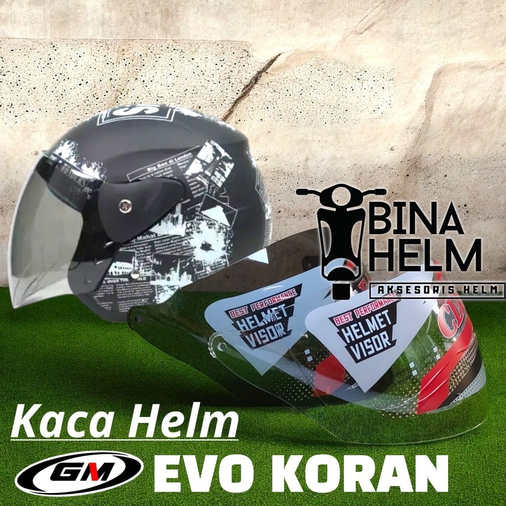kaca Helm GM EVO KORAN Visor Helm GM EVOLUTION Motif Koran