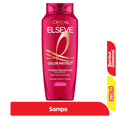 L'Oreal Paris Elseve Color Protect Shampo 280 mL Botol 280mL Loreal