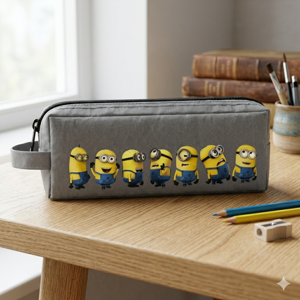 Tempat Pensil Minions Pouch Pensil Alat Tulis Anime Minions Dompet Makeup Murah