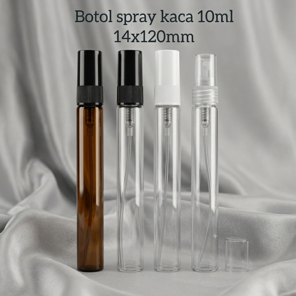 10ML Botol kaca decant vial spray parfum refill isi ulang kaca grosir
