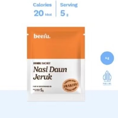 Beeru Bumbu Sachet Beras Porang Nasi Daun Jeruk