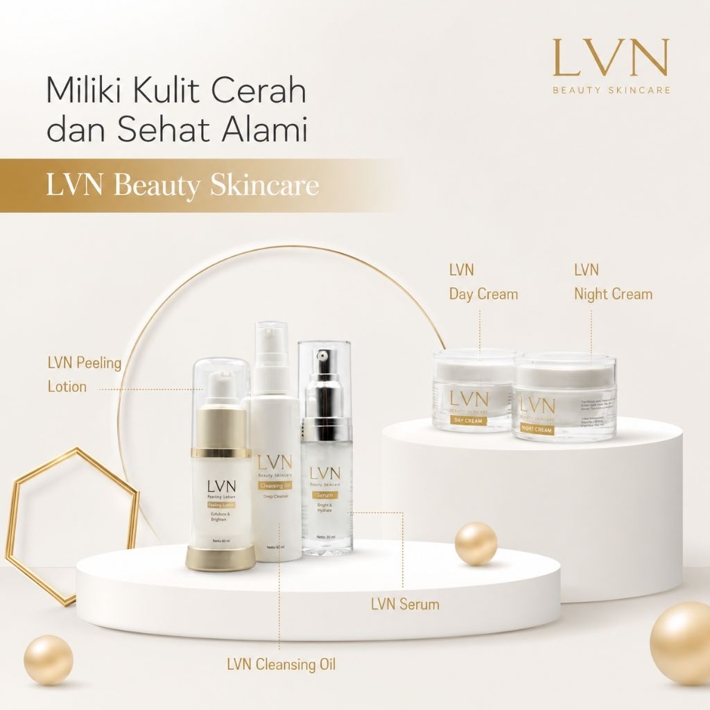 Lavanaya Beauty Skincare Series Paket Lengkap Perawatan Wajah LVN Beauty Original