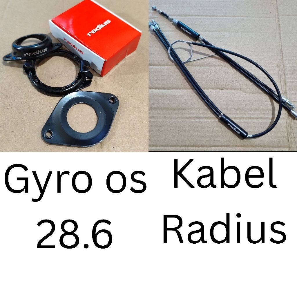 Kabel Rotor gyro bmx fork os 28.6 original Radius