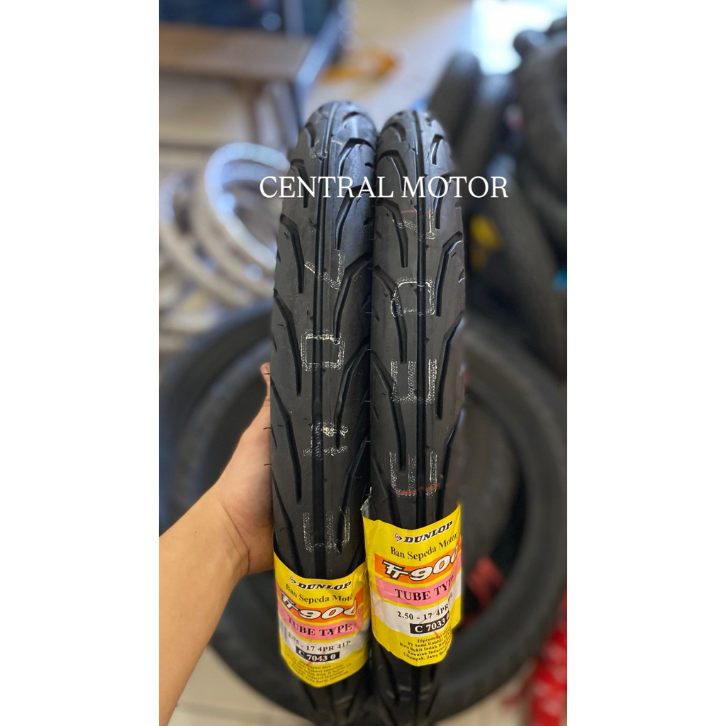 BAN LUAR DUNLOP TT900 RING 17 225 250 275 17 SUPRA X 125 SMASH VEGA R NEW FIT NEW REVO KARISMA