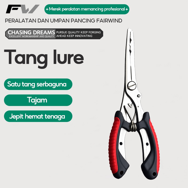 FW Tang pelepas kail pancing kail pancing peralatan pancing  penjepit ikan tang pancing set penjepit