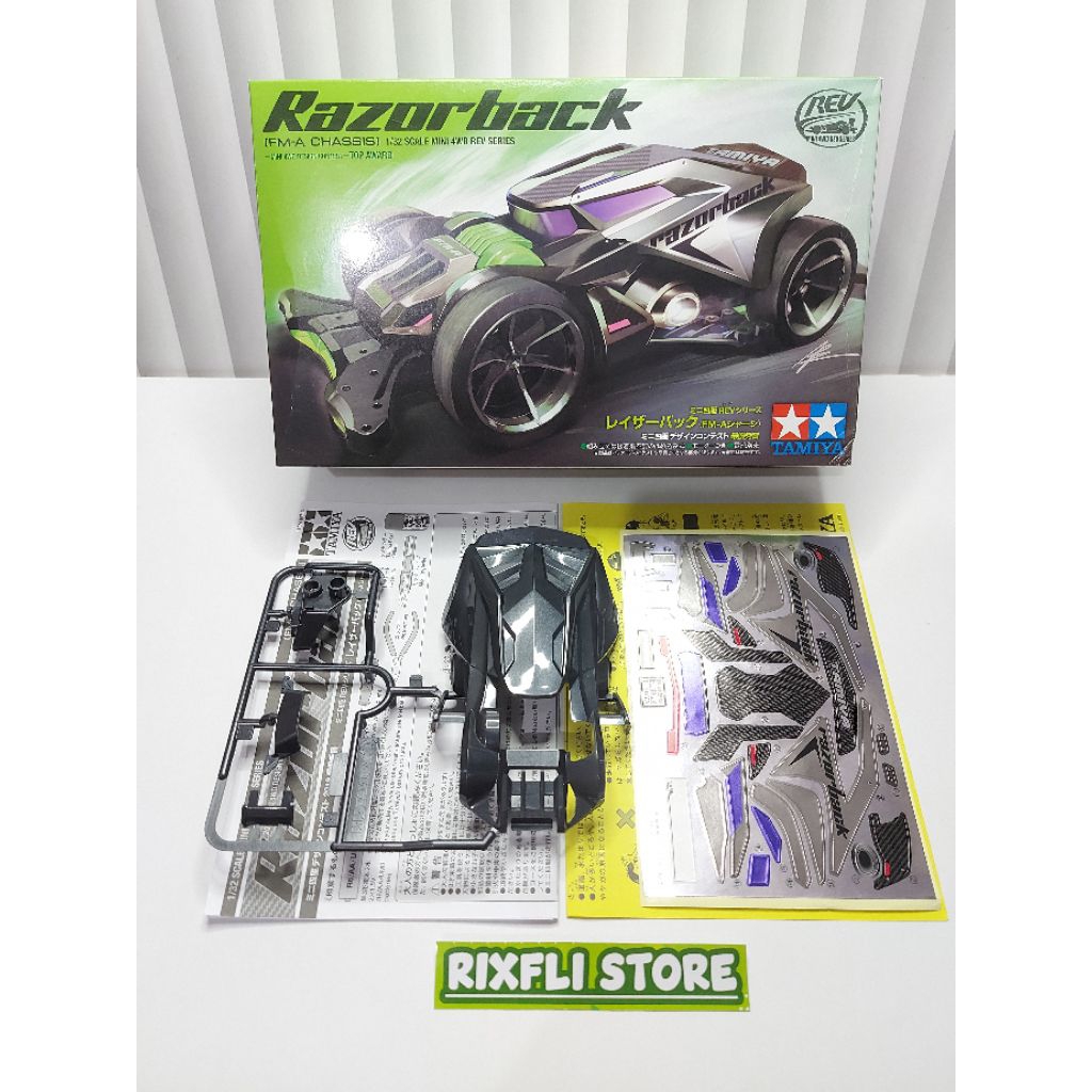 Body KIT TAMIYA RAZORBACK Dapat Box nya Part Copotan KIT TAMIYA