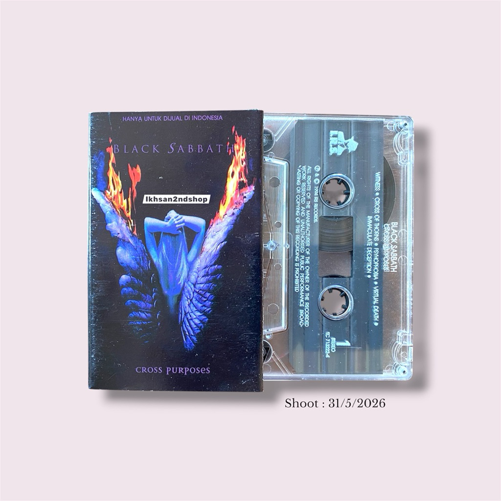 Kaset Pita Black Sabbath - Cross Purposes