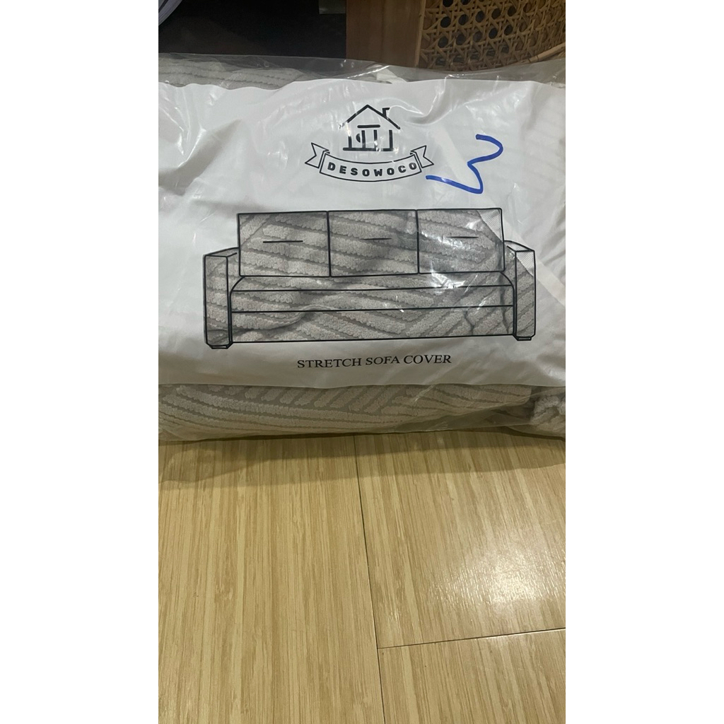 sarung cover sofa 3 seater