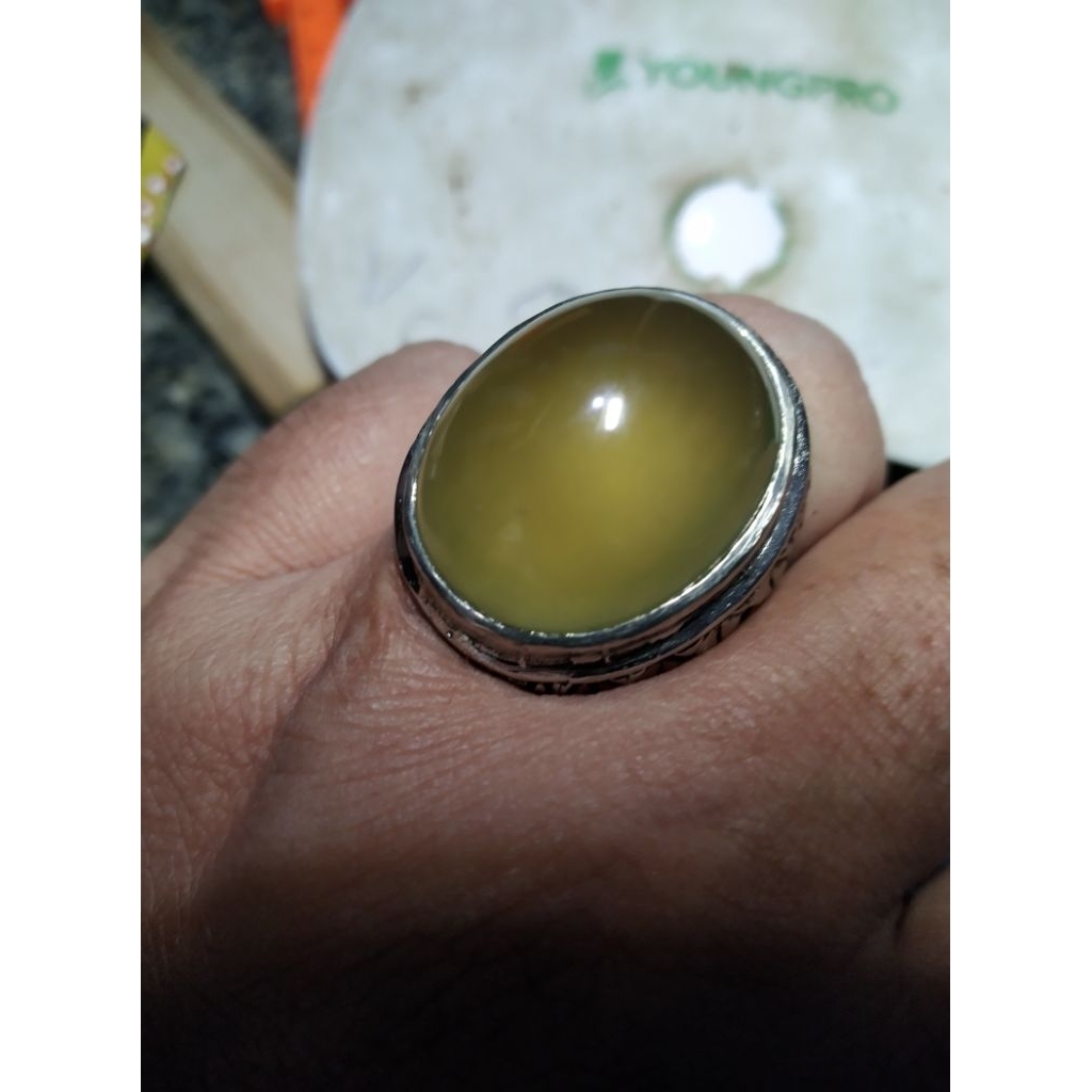 Batu Cincin Indocrase Aceh Natural Alam kode 1/11