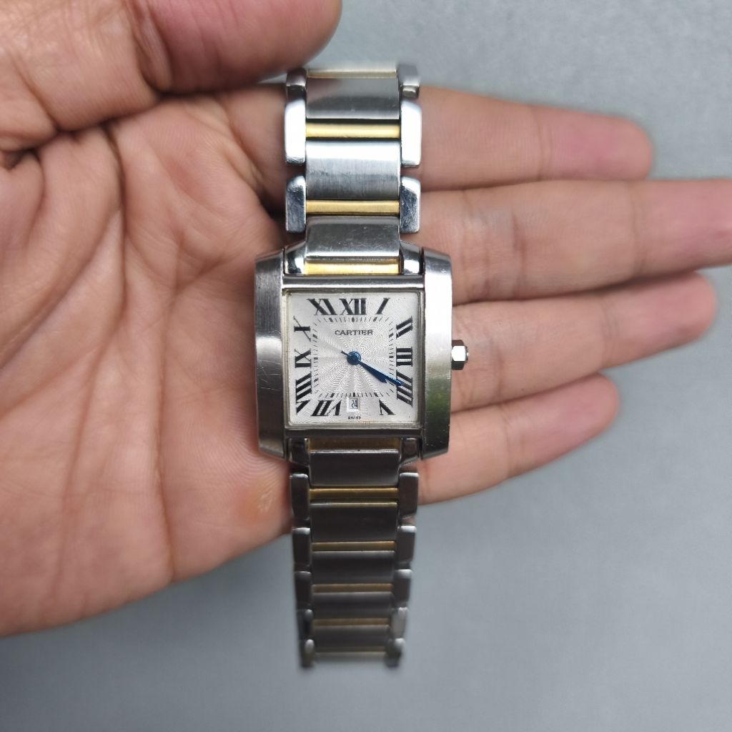 JAM TANGAN CARTIER AUTOMATIC MANUAL MEKANIK VINTAGE BEKAS SECOND NOT SEIKO NOT CASIO