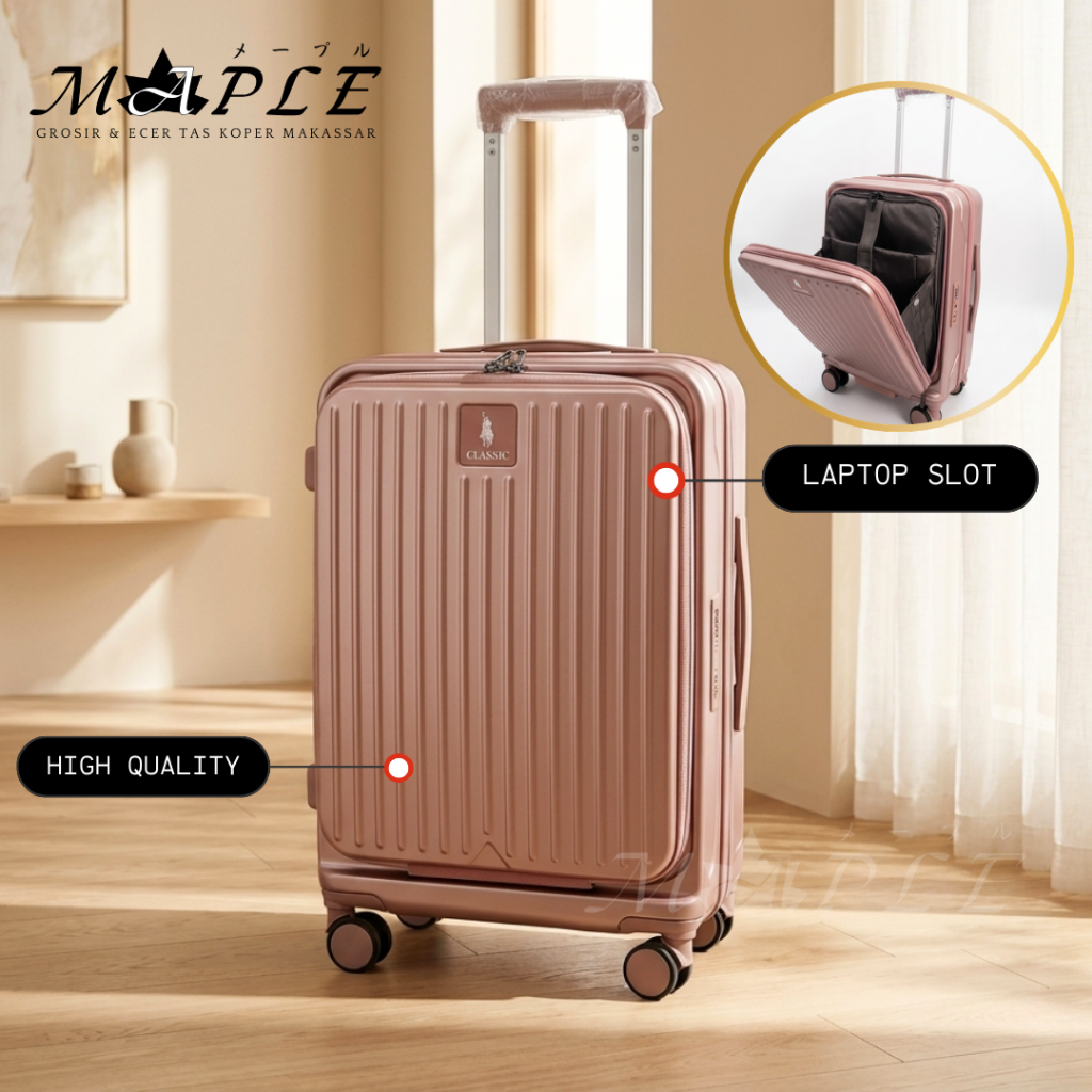 [BISA INSTANT] MAPLE KOPER UK 20 INCH POLO CLASSIC CABIN | KOPER POLO CLASSIC CABIN LAPTOP CASE / KO