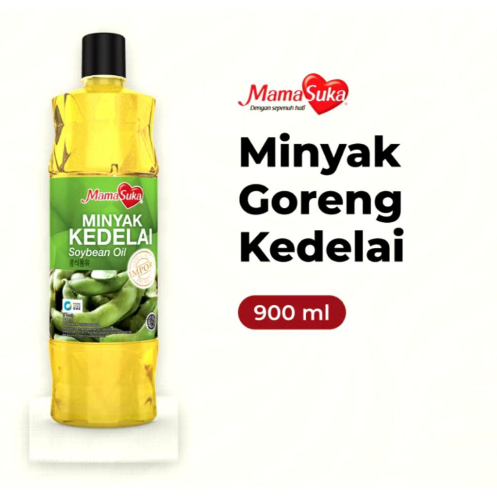 Mamasuka minyak kedelai 900ml