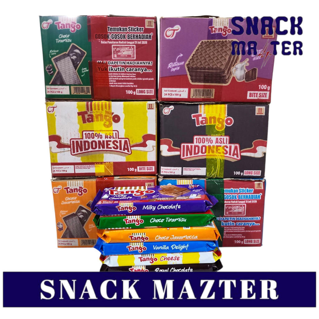 Tango Wafer Jumbo KARTON - Isi 24 Bks x 100gr