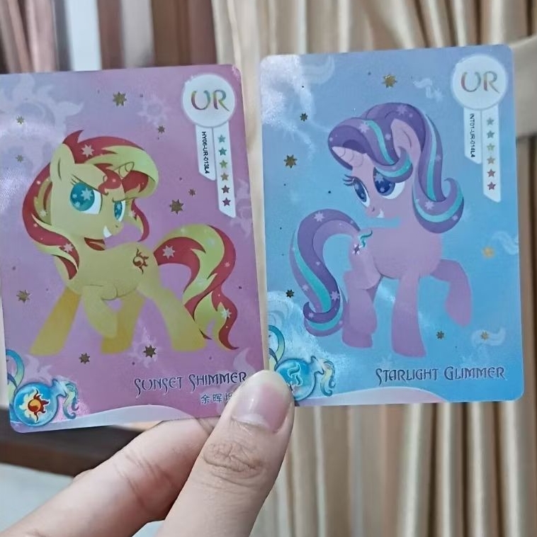 SET UR Sunset Shimmer & Starlight Glimmer Cards || Kayou Cards My Little Pony