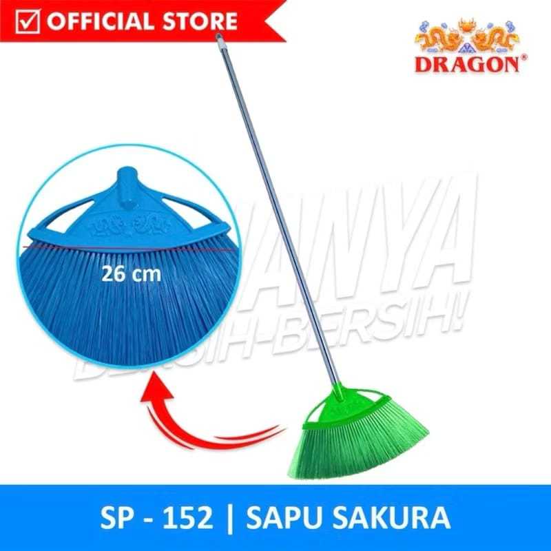 Sapu Sakura Nilon / Sapu Dragon / Sapu Lantai Plastik Dragon