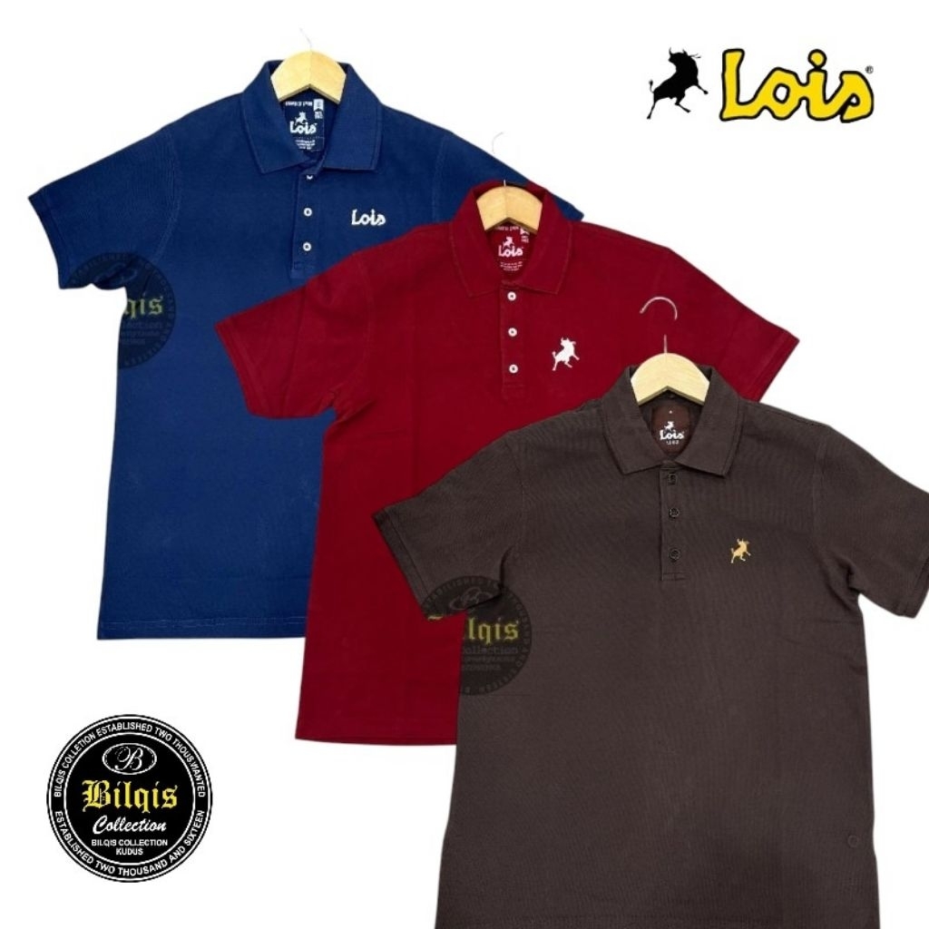 Kaos kerah lois pria original terbaru