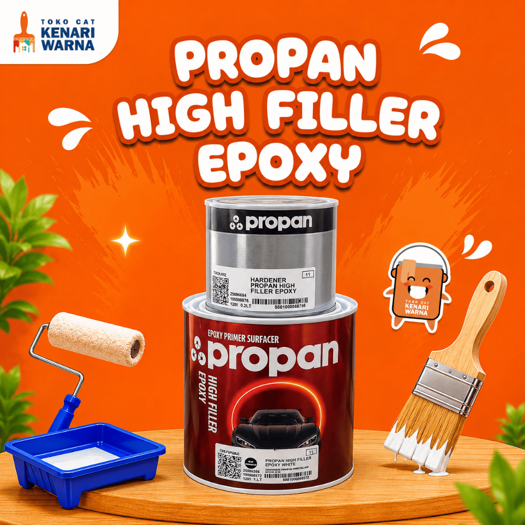 PROPAN HIGH FILLER EPOXY - CAT DASAR MOBIL 1 kg