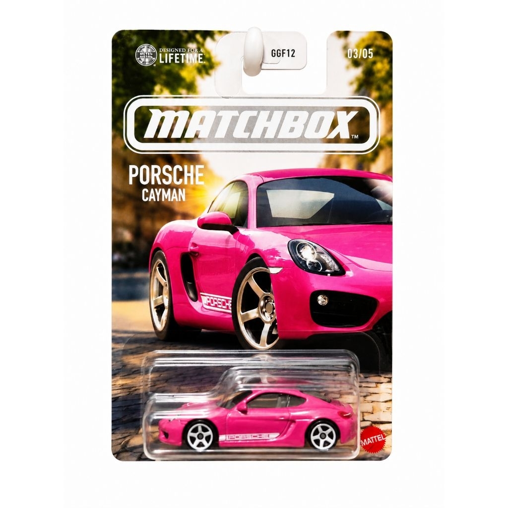 Matchbox PORSCHE CAYMAN 2026 / Mainan mobil Diecast/ skala 1:64
