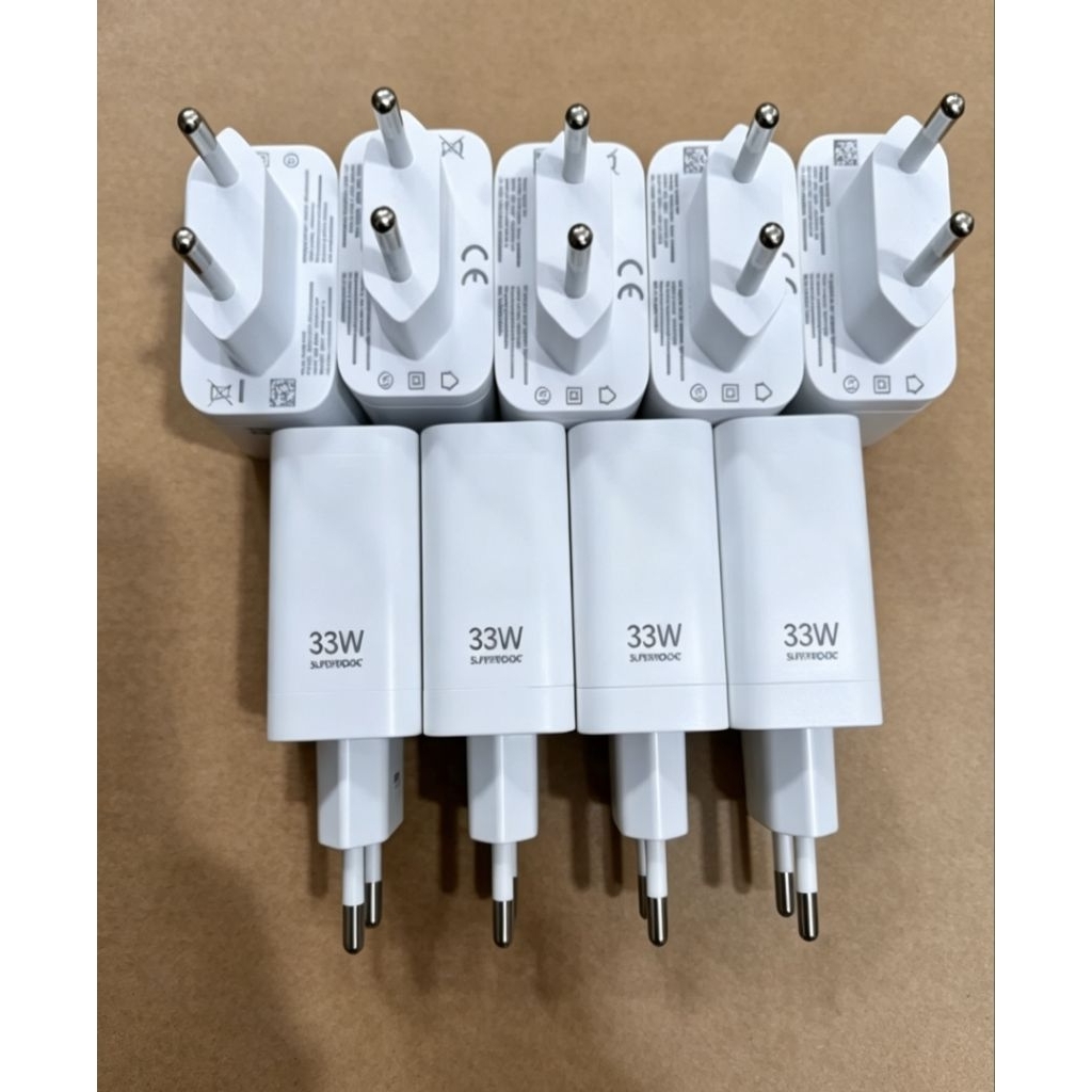 CHARGER OPPO ORIGINAL 33W SUPERVOOC  BAWAAN HP - BATOK OPPO 33WATT 100% ORIGINAL