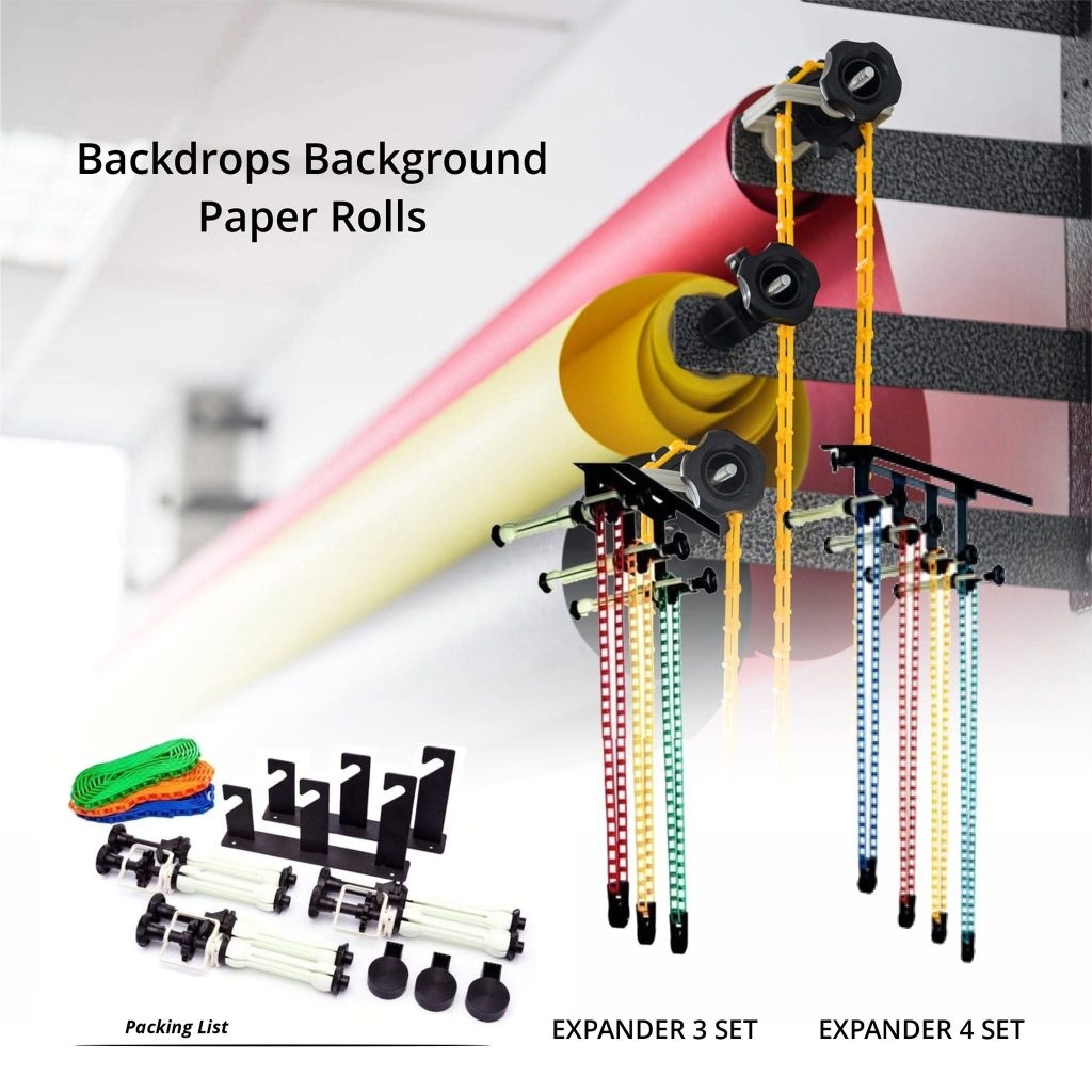 Expander Roll Background Foto Photo Studio Gantungan Kerekan