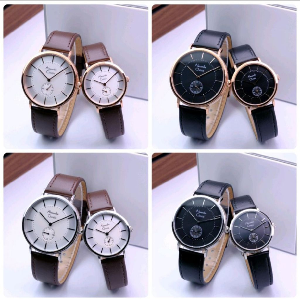 Jam Tangan Couple Alexandre Christie 8493 AC8493 AC 8493 [Original Garansi Resmi 1 Tahun] Watch