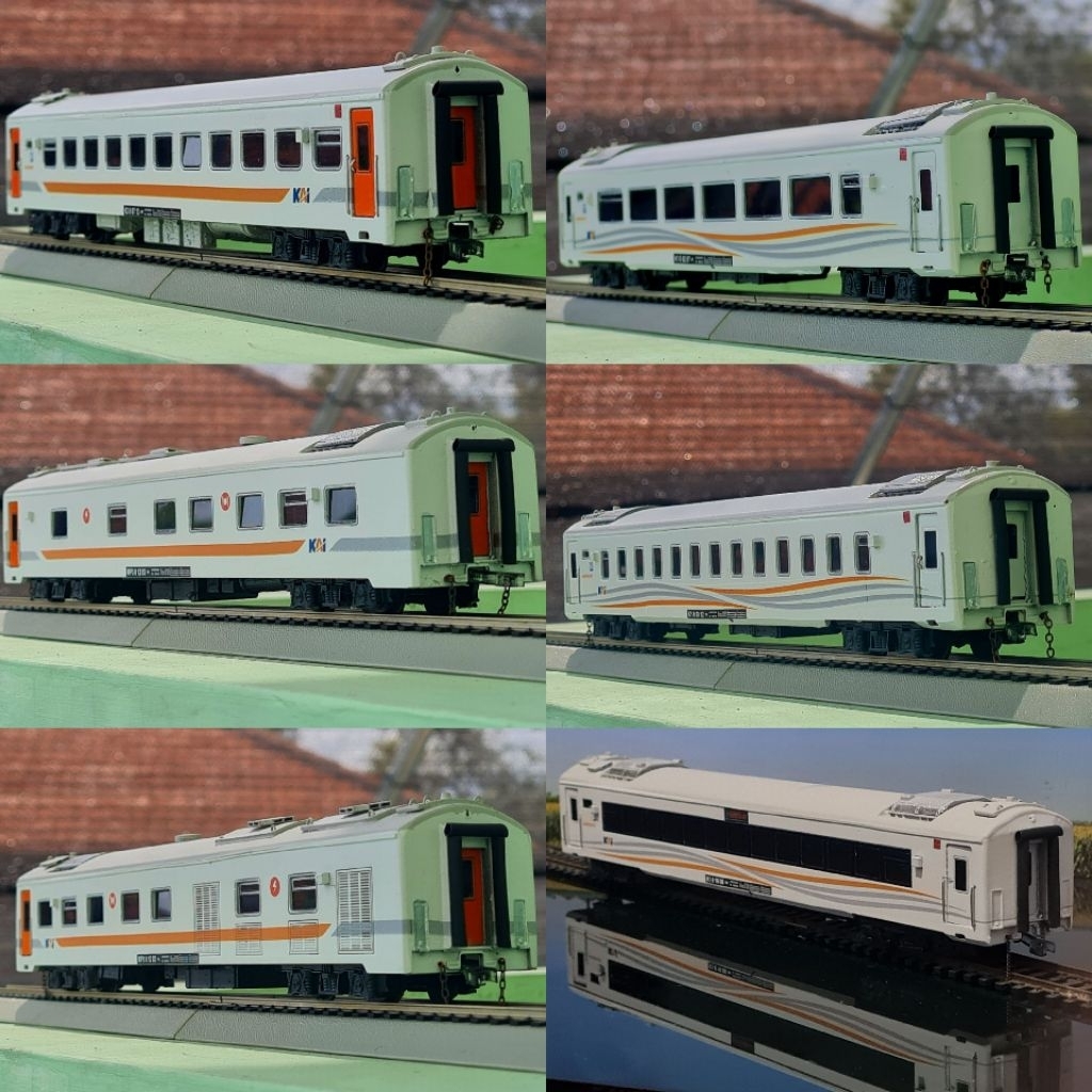 Miniatur Kereta Model - Miniatur Gerbong Penumpang - Miniatur Gerbong Mild Steel PT Kereta Api Indon