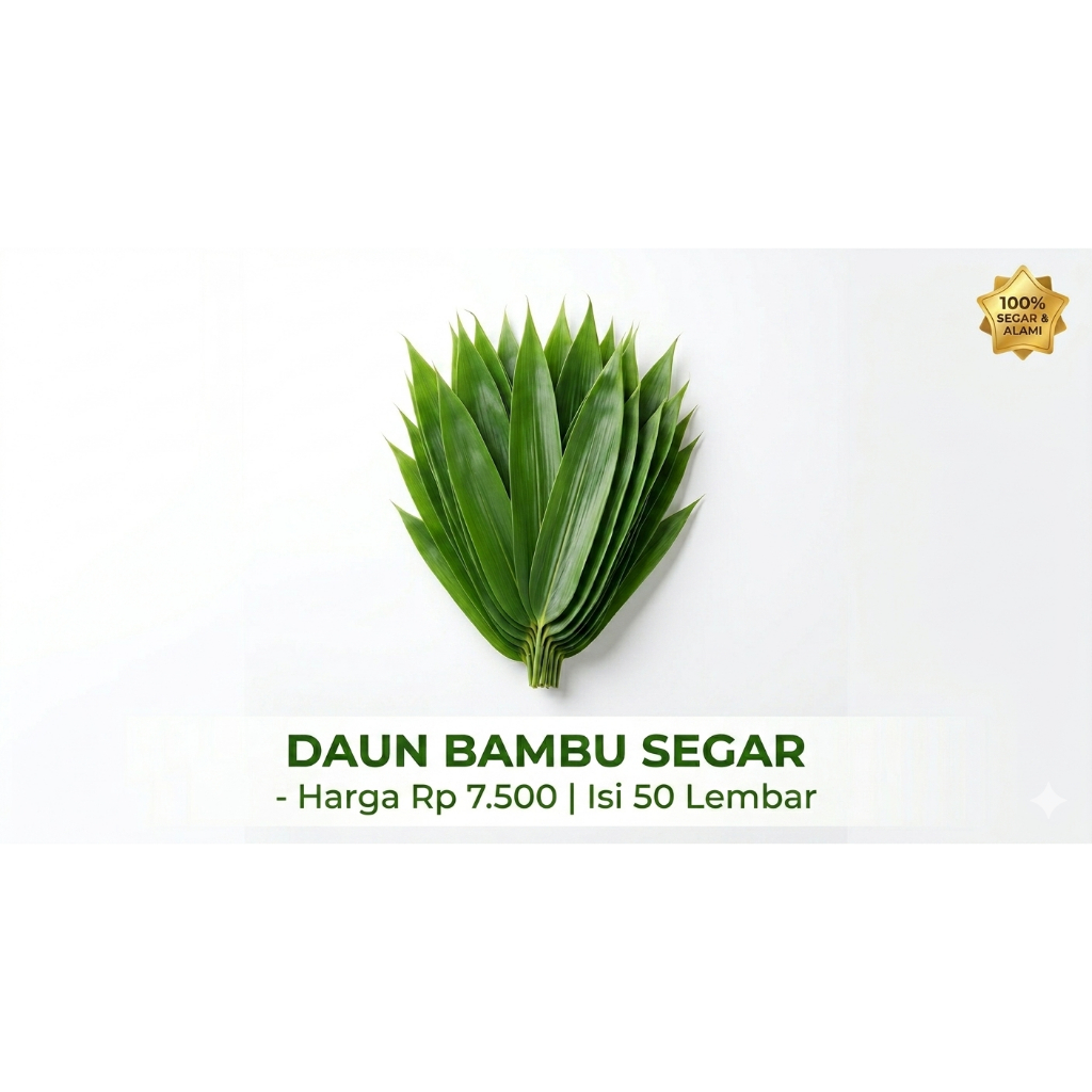 DAUN BAMBU BACANG