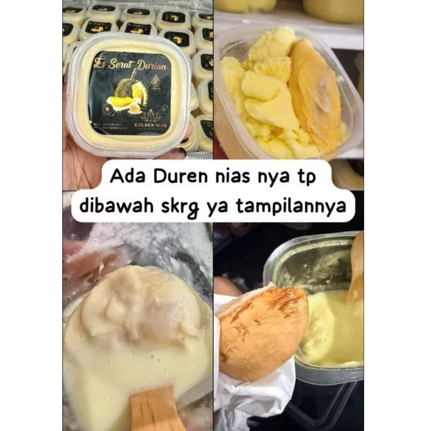 Es Serut Durian Isi Durian Nias