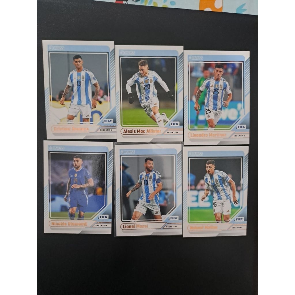 Kartu Bola Donruss Argentina Messi Lot
