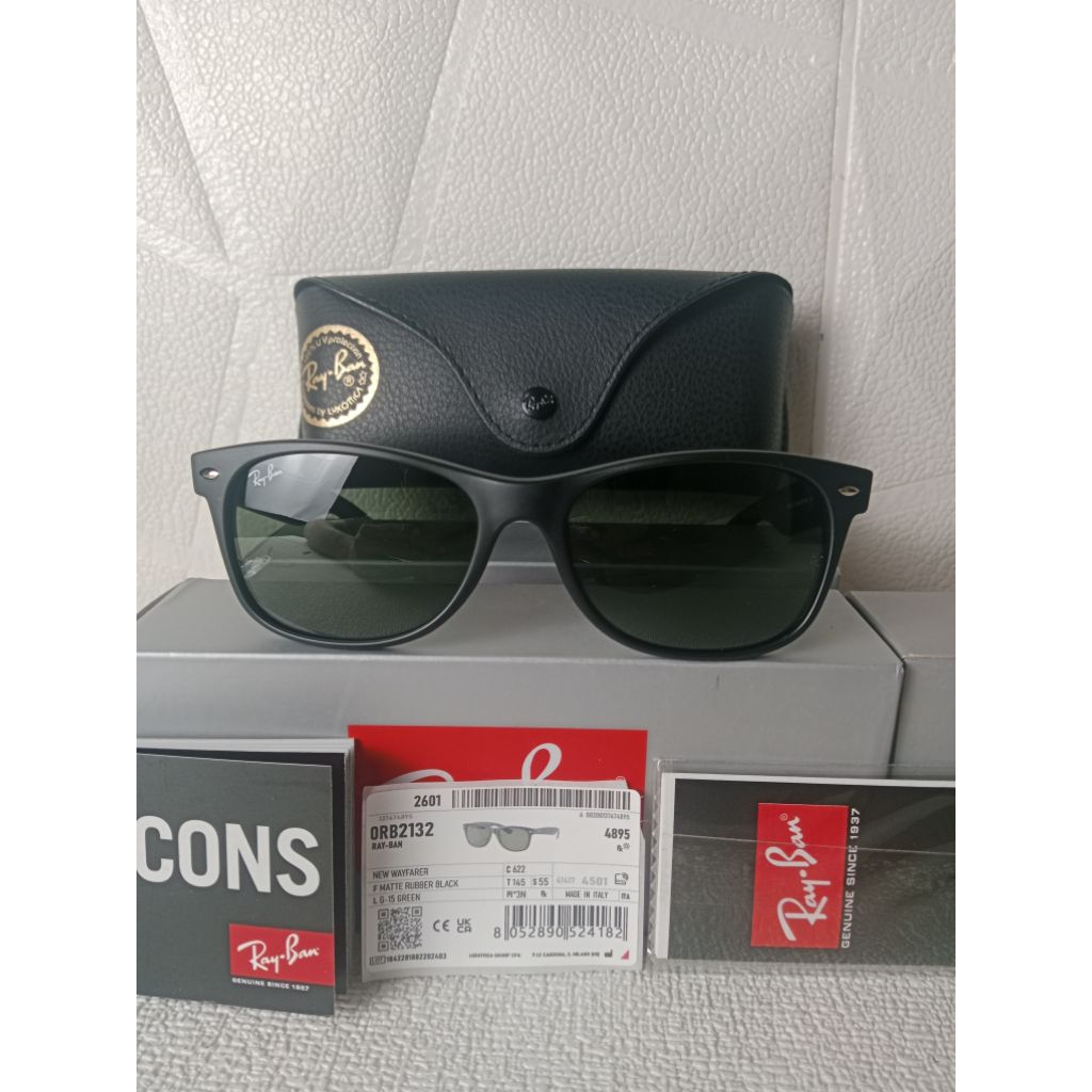 Kacamata rayban 2132 new wayfarer