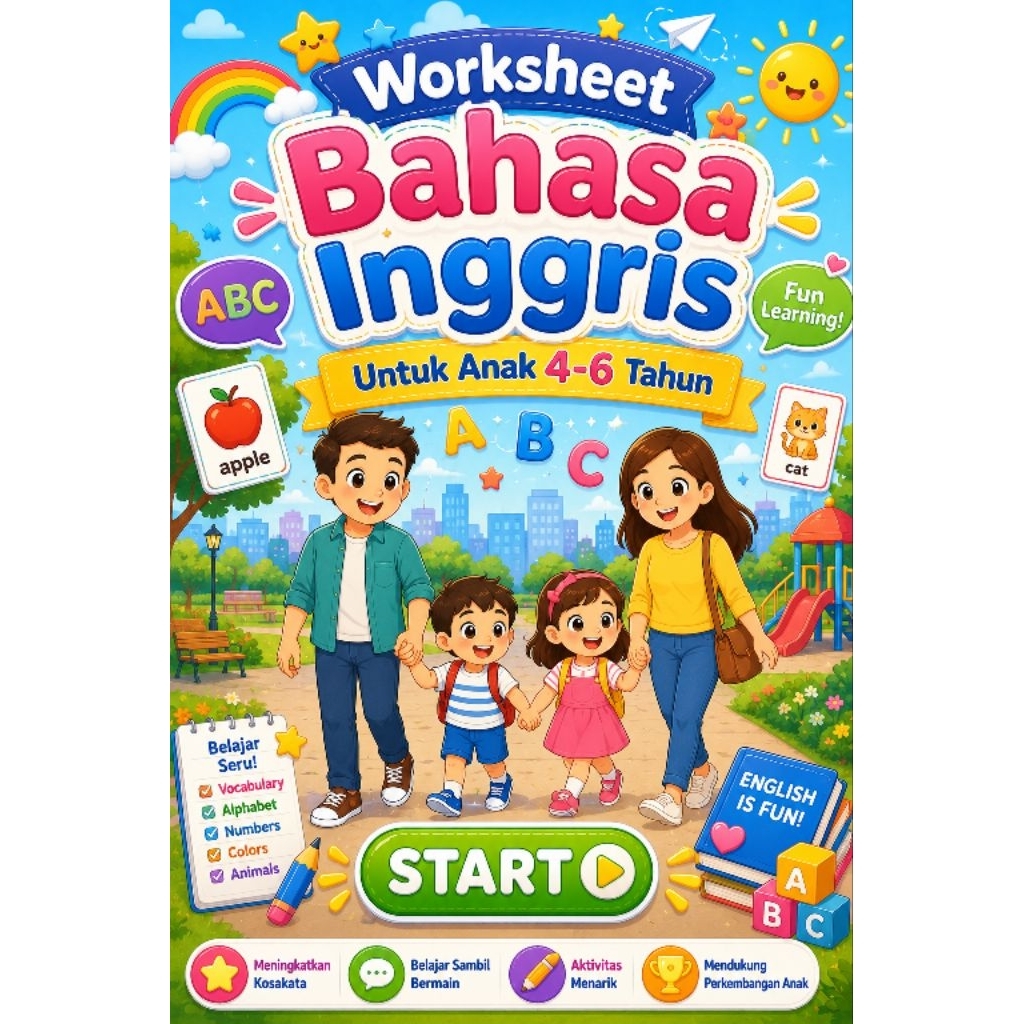 Worksheet Anak Bahasa Inggris (1990+ eFiles)