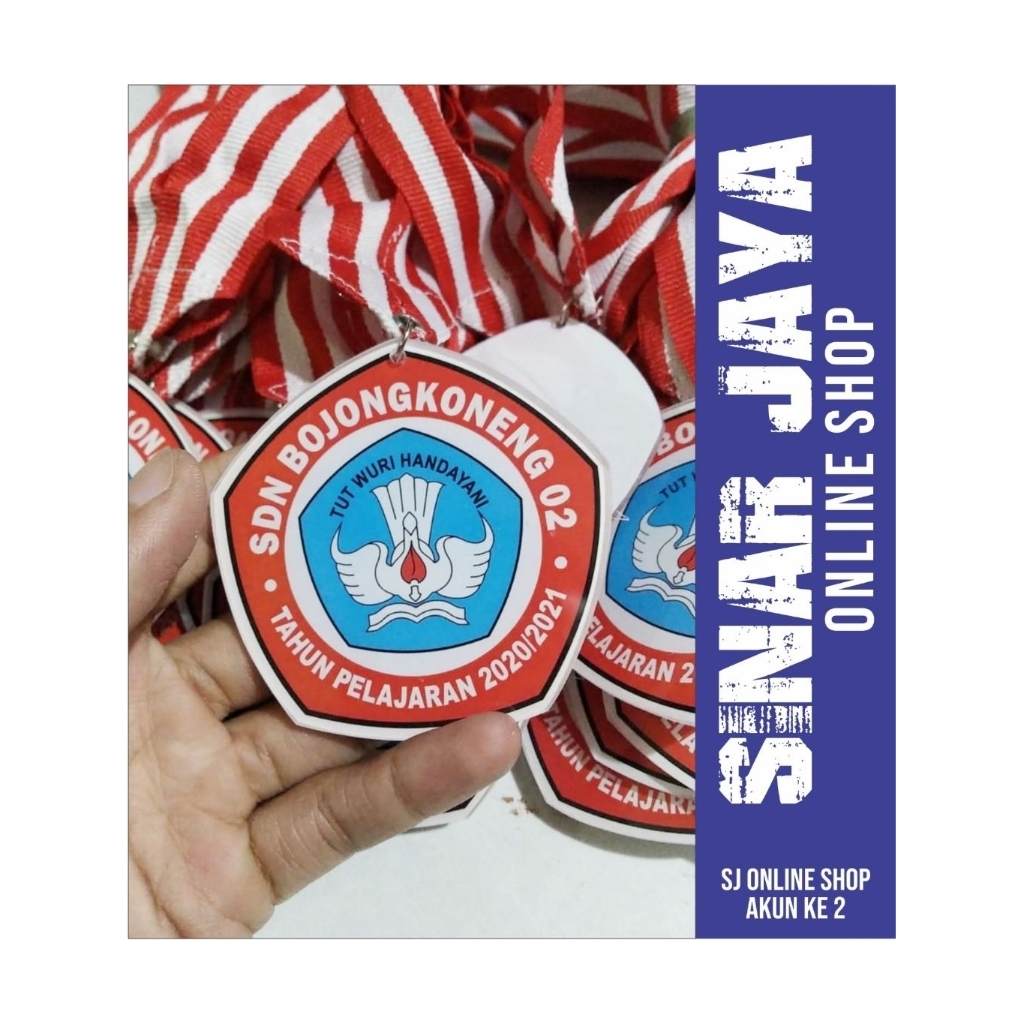 MEDALI AKRILIK MEDALI WISUDA MEDALI KELULUSAN MEDALI MURAH MEDALI 1 SISI MEDALI SD MEDALI TK