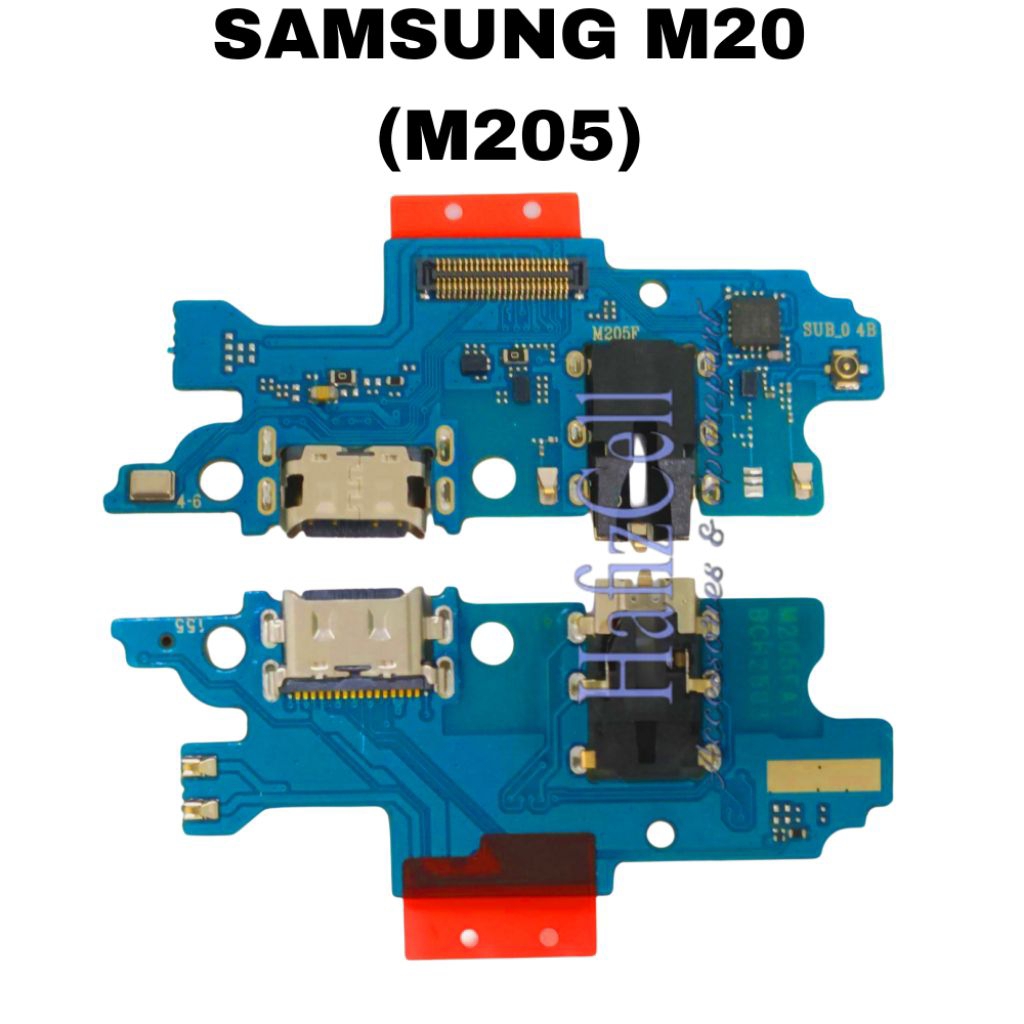 PCB CAS / CONECTOR CAS / PAPAN CAS ORI HP SAMSUNG M20 (M205)