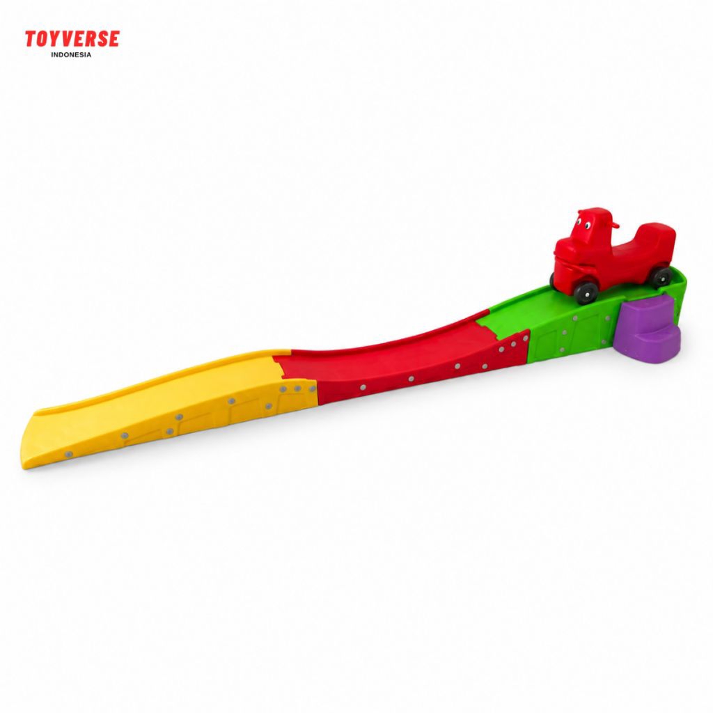 Mainan Seluncuran Mobil Anak Roller Coaster Mini Playground Kid Up and Down Coaster Perosotan Mobil 