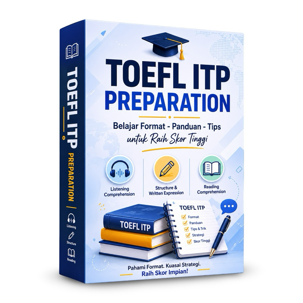 TOEFL ITP PREPARATION: Belajar FORMAT - PANDUAN - TIPS untuk Raih Skor Tinggi
