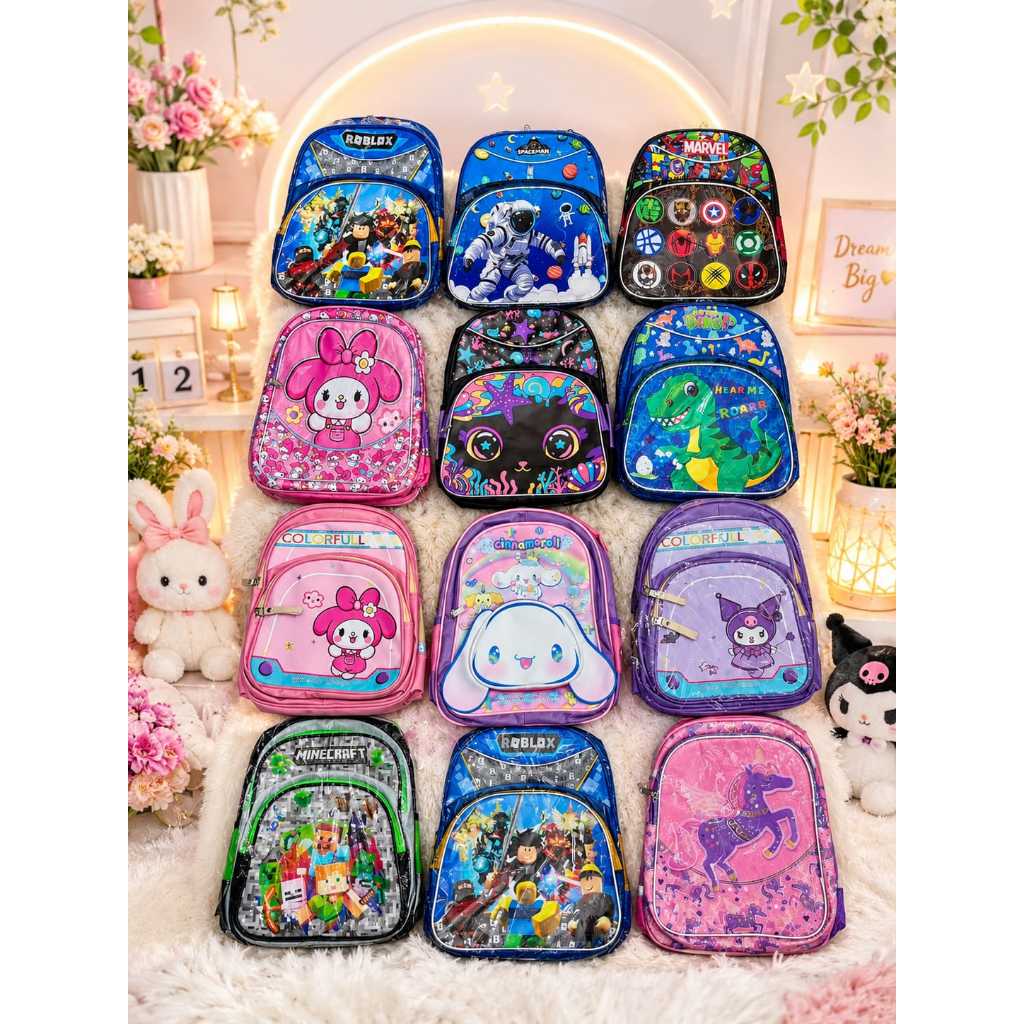 Tas Anak Tas Ransel Sekolah Anak Karakter Palembang