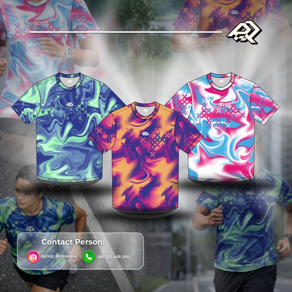jersey running_rzq_blue green speed_futuristic cyber_magma