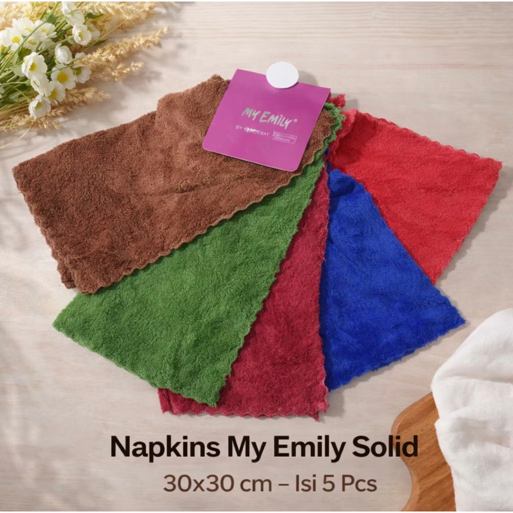 sapu tangan besar Emily / lap tangan / handuk kecil / handuk tangan / handuk keringat / lap kecil