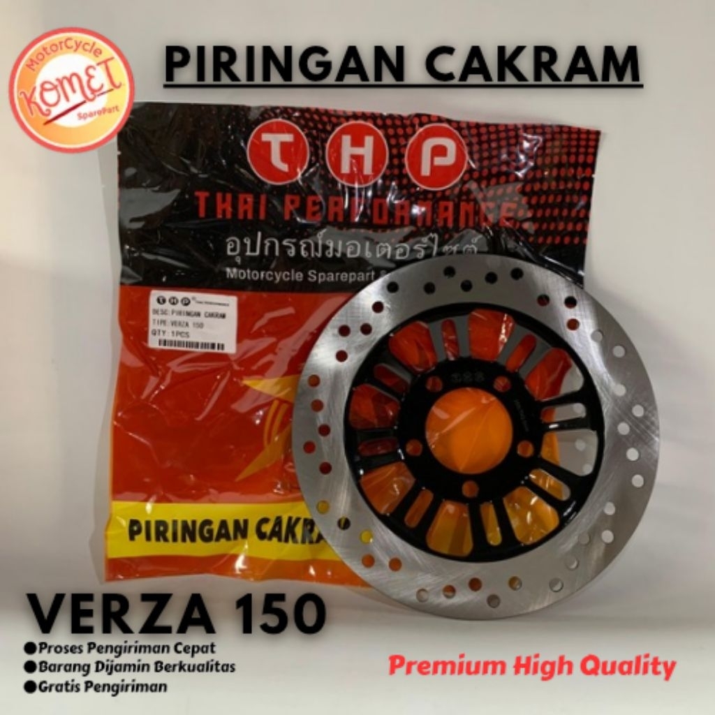 [KOMET] PIRINGAN CAKRAM PIRINGAN DISC DEPAN VERZA 150 [THP]